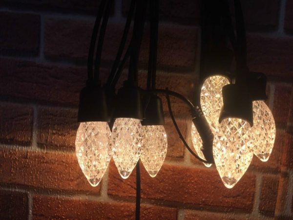 Đèn dây thả 5m 10 đầu, 10m 15 đầu vàng chống nước, có điều khiển chỉnh chế độ ánh sáng DSY 4