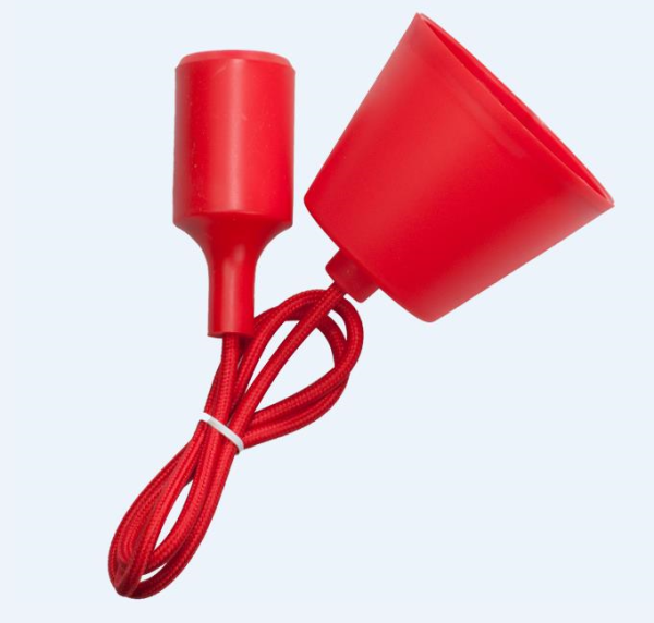 Dây thả đèn màu đỏ 1 đầu 1m DSY 3
