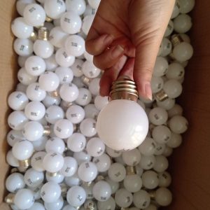 Đèn led bóng chanh nháy đủ màu DSY 55