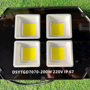 Đèn Pha Điện 7070 200w Nhôm Đúc Ánh Sáng Trắng Dsytgd7070-200w