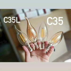 Bóng Led Edison C35 4w Chỉnh Dim Ánh Sáng Vàng Vỏ Vàng - Vỏ Trong E14-e27 43