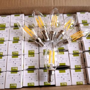 Bóng Led Edison C35 4w Chỉnh Dim Ánh Sáng Vàng Vỏ Vàng - Vỏ Trong E14-e27 38