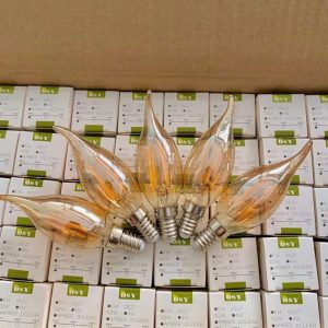 Bóng Led Edison C35l 4w Chỉnh Dim Ánh Sáng Vàng (nhót) Vỏ Vàng - Vỏ Trong E14-e27