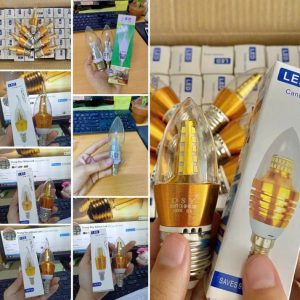 Đèn Led Tên Lửa 5w Ánh Sáng Vàng E14-e27 (có Râu- Không Râu) 22