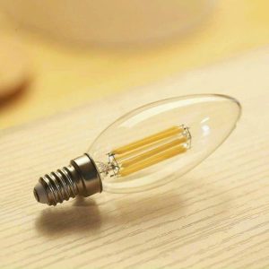 Bóng Led Edison C35 4w Chỉnh Dim Ánh Sáng Vàng Vỏ Vàng - Vỏ Trong E14-e27 45