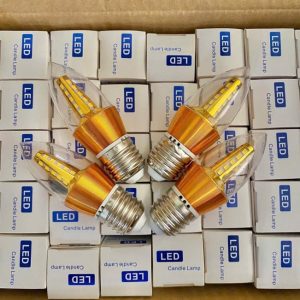 Đèn Led Tên Lửa 5w Ánh Sáng Vàng E14-e27 (có Râu- Không Râu) 20