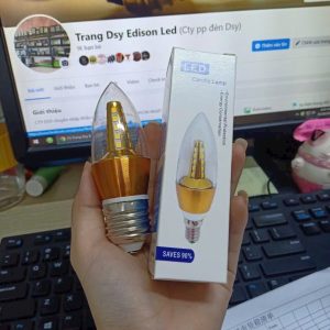 Đèn Led Tên Lửa 5w Ánh Sáng Vàng E14-e27 (có Râu- Không Râu) 18