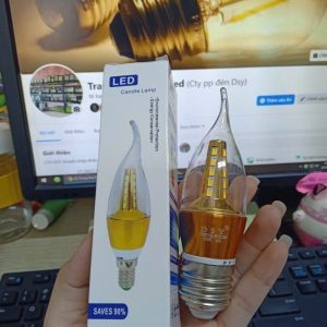 Đèn Led Tên Lửa 5w Ánh Sáng Vàng E14-e27 (có Râu- Không Râu) 15