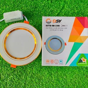 Đèn Led Âm Trần 3 Chế Độ 7w Viền Vàng Dsytd-7w 15