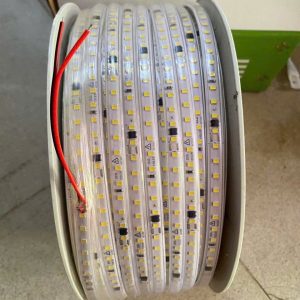 Dây Led Dán 220v 1 Hàng Led Siêu Sáng Bản 10cm Cắt 10w/m Ánh Sáng Trắng + Vàng + Trung Tính Dsyld2835-120d-10mm
