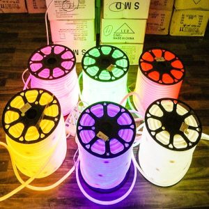 Dây Led Cuộn 2 Hàng Led 8w/m Ánh Sáng Đỏ Dsyydx2835 14