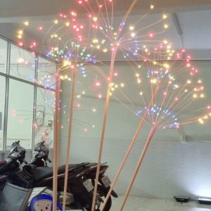 Pháo Hoa Treo 5m 5 Bông - 3 Tầng Led - Ánh Sáng Vàng - Tăng Phô Nhôm Chống Nước Dsyytwyhd 13
