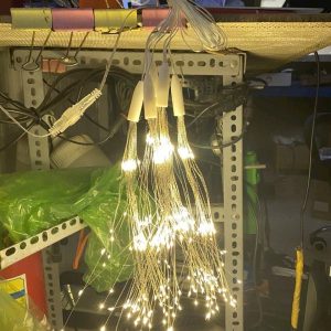 Pháo Hoa Treo 5m 5 Bông - 3 Tầng Led - Ánh Sáng Vàng - Tăng Phô Nhôm Chống Nước Dsyytwyhd 11