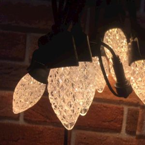 Dây Trang Trí Chống Nước, Kết Nối Chỉnh Trên Điện Thoại, Ánh Sáng Rgb - 5m 10 Bóng + 10m 15 Bóng